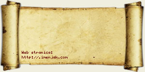 Andjelina Šerović vizit kartica